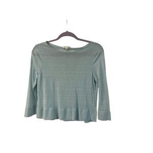 Eileen Fisher pullover sweater light blue petite small
